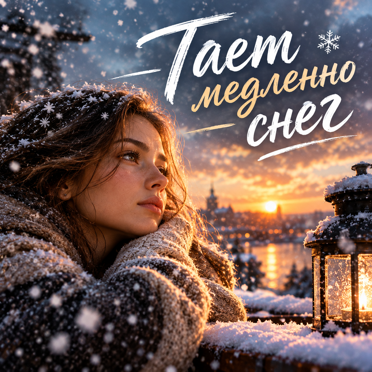 Тает медленно снег